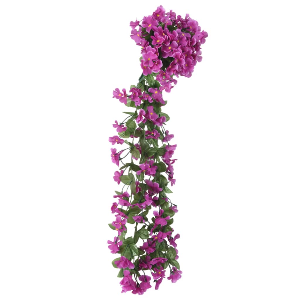vidaXL Vijenci od umjetnog cvijeća 3 kom svjetloljubičasti 85 cm