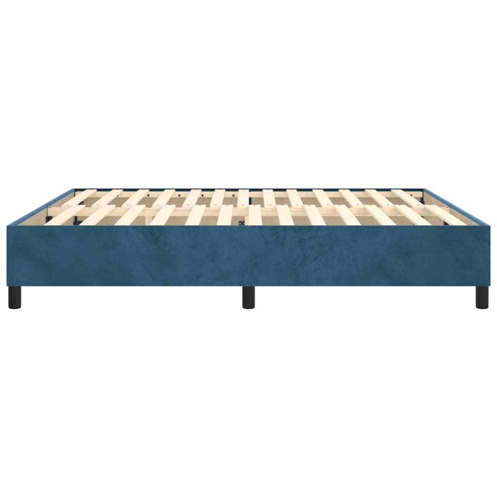 vidaXL Okvir za krevet tamnoplavi 180x200 cm baršunasti