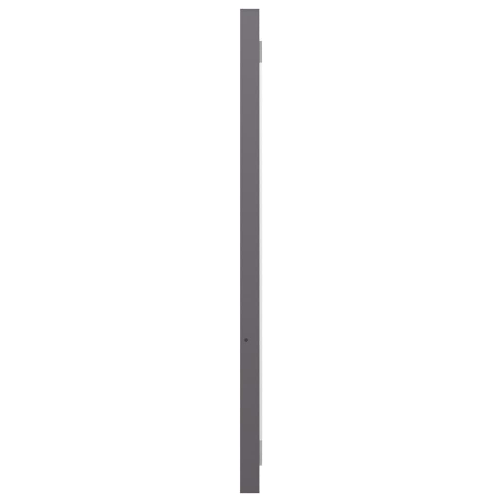 vidaXL 2-dijelni set kupaonskog namještaja sjajni sivi drveni