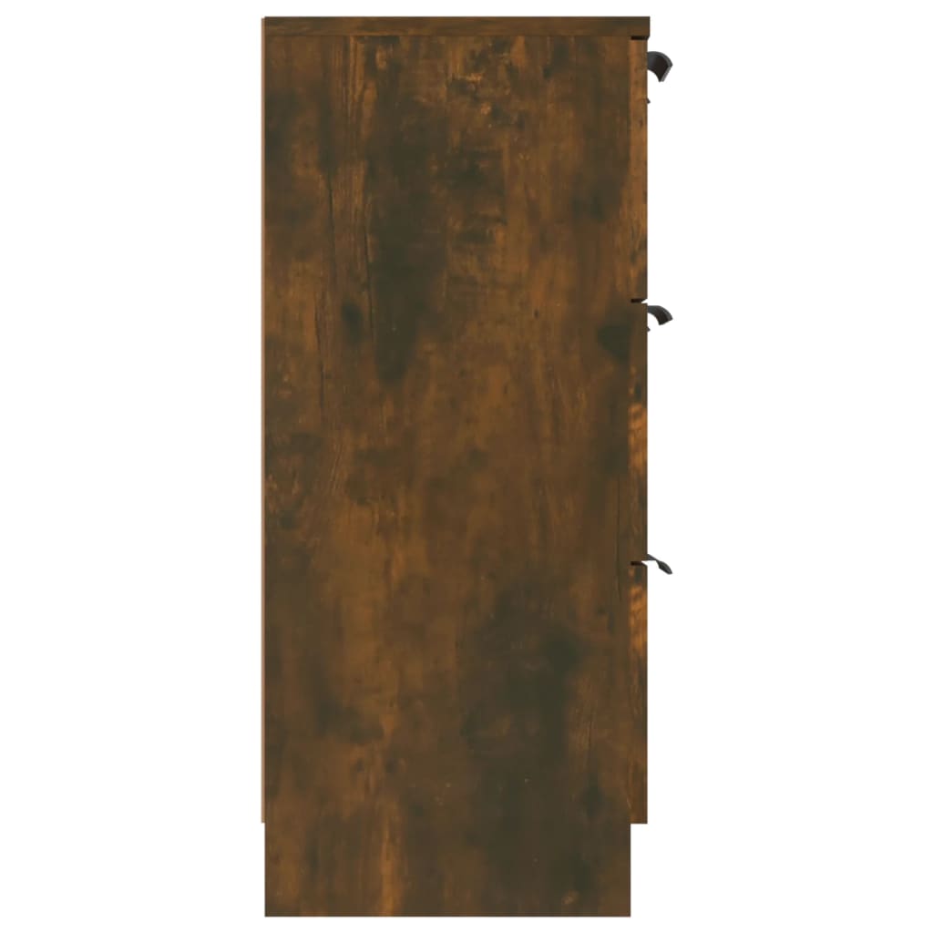 vidaXL Komoda boja dimljenog hrasta 60x30x70 cm od konstruiranog drva