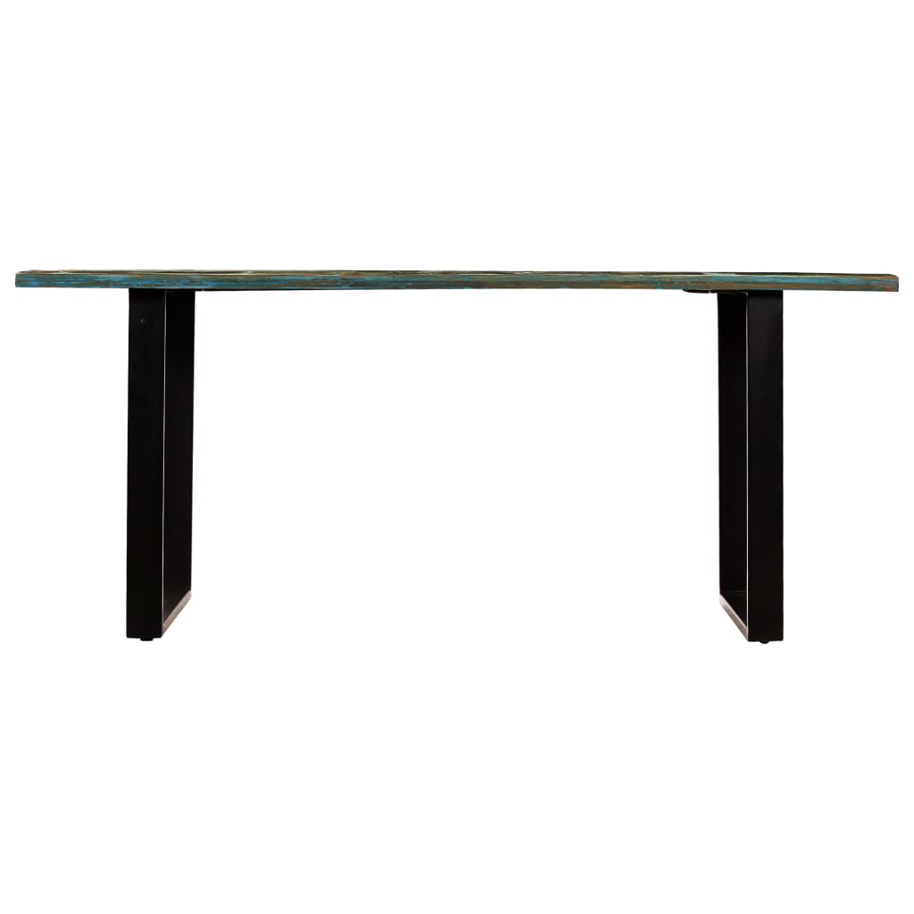vidaXL Blagovaonski stol od masivnog obnovljenog drva 180 x 90 x 77 cm