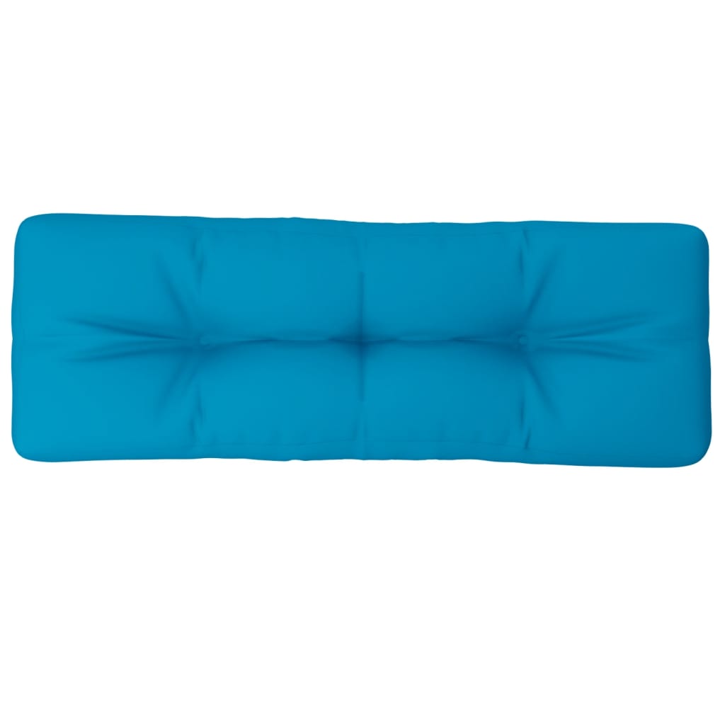 vidaXL Jastuk za palete plavi 120 x 40 x 12 cm od tkanine