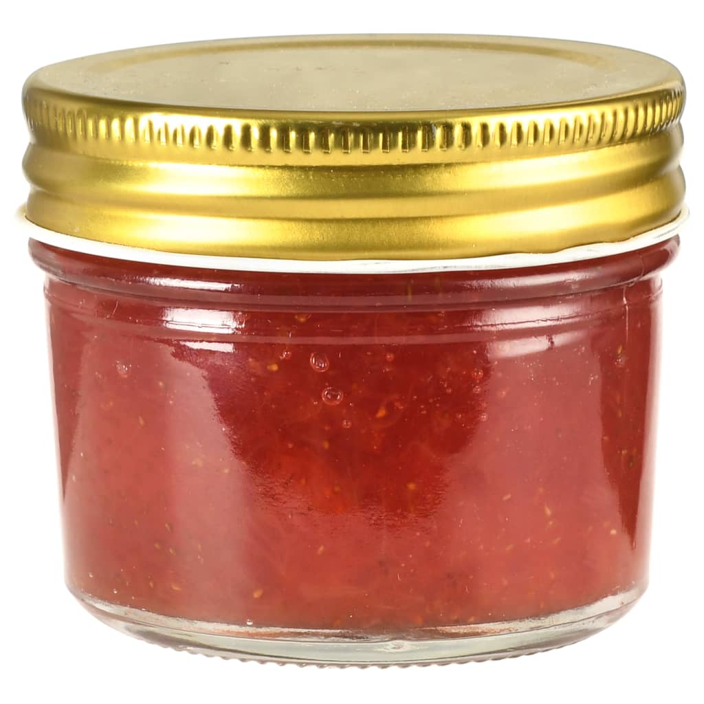 vidaXL Staklenke za džem sa zlatnim poklopcima 96 kom 110 ml