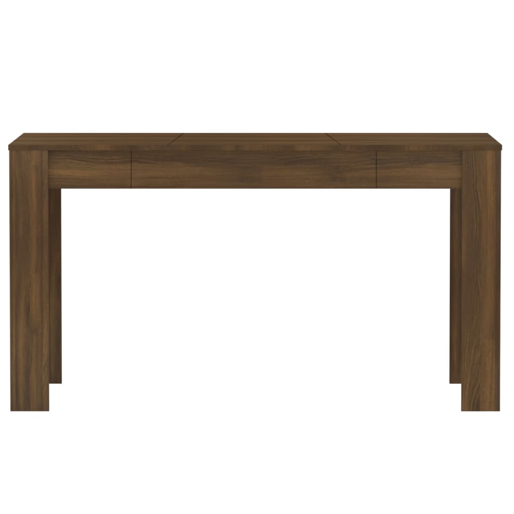 vidaXL Blagovaonski stol boja smeđeg hrasta 140 x 74,5 x 76 cm drveni