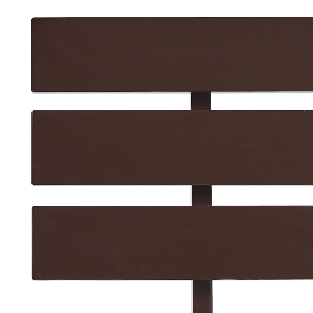 vidaXL Okvir za krevet od masivne borovine tamnosmeđi 160 x 200 cm