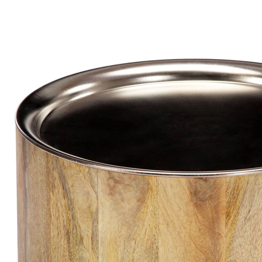 vidaXL Stolić za kavu od masivnog drva manga 38 x 45 cm