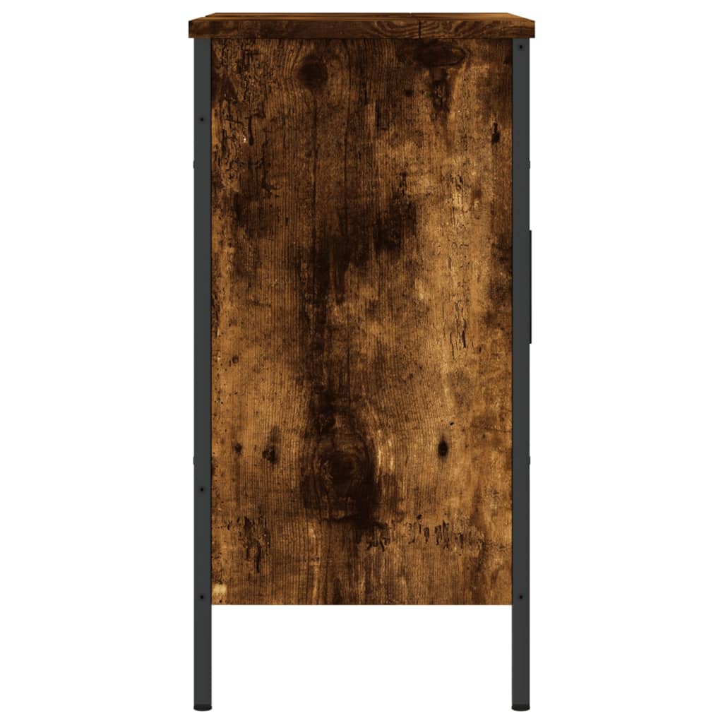 vidaXL Ormarić za umivaonik boja dimljenog hrasta 60x30x60 cm drveni