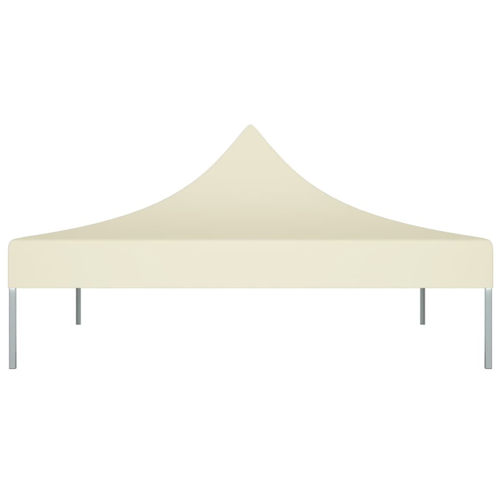 vidaXL Krov za šator za zabave 2 x 2 m krem 270 g/m²