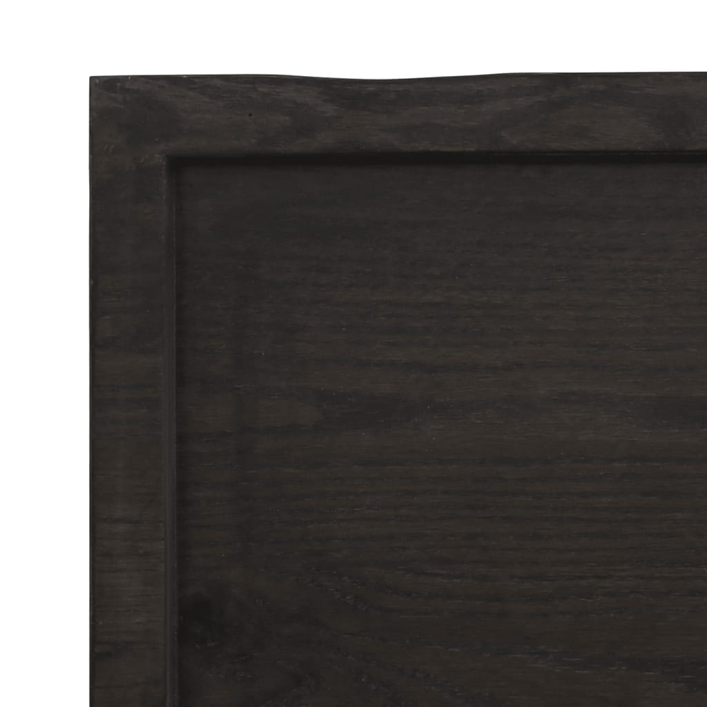 vidaXL Kupaonska radna ploča tamnosmeđa 160x60x(2-6) cm tretirano drvo