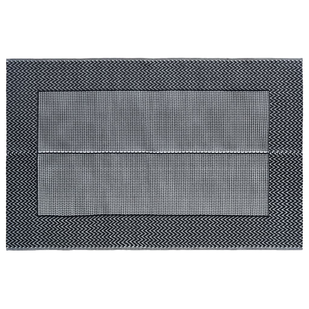 vidaXL Vanjski tepih sivi 190 x 290 cm PP