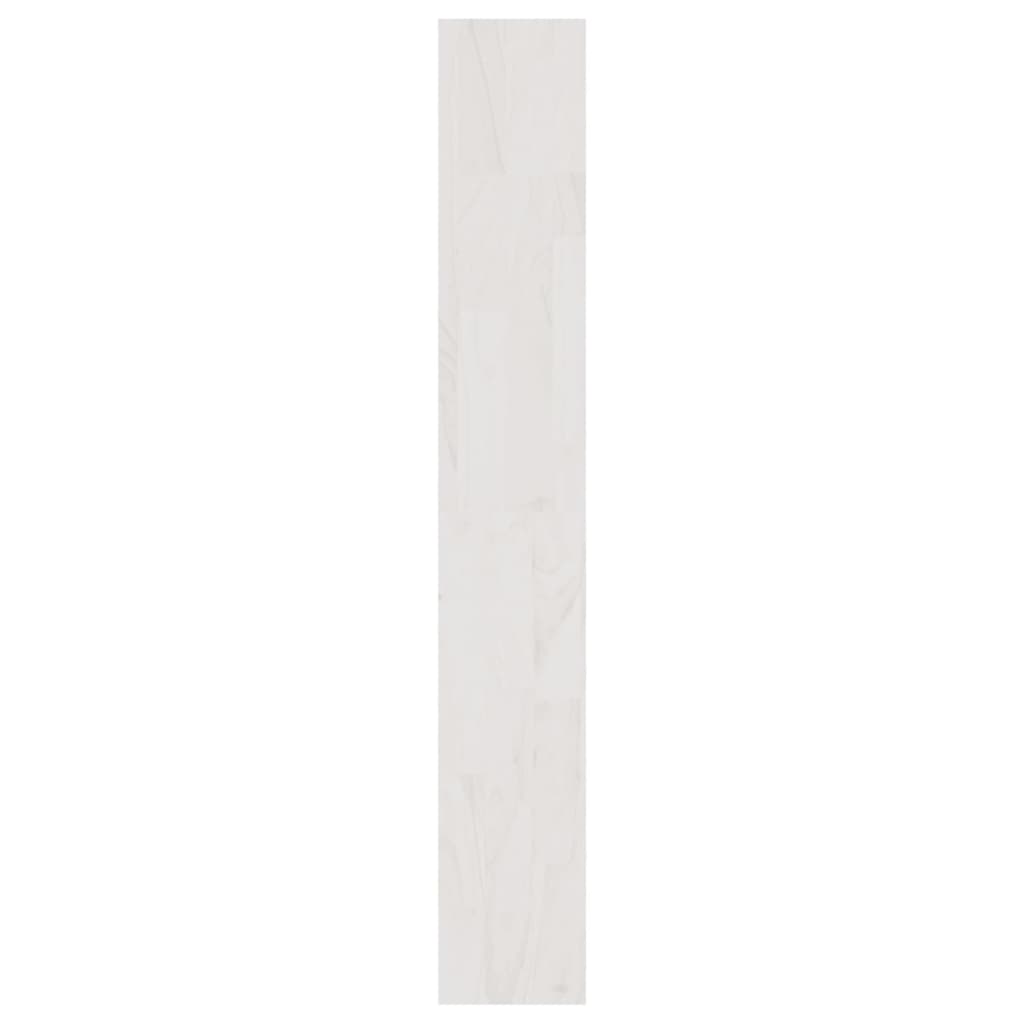 vidaXL Ormarić za knjige / pregrada bijeli 100x30x200 cm od borovine
