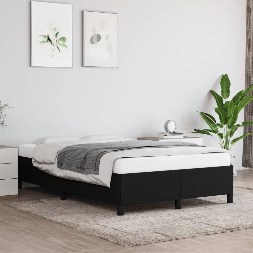 vidaXL Okvir za krevet crni 120 x 200 cm od tkanine