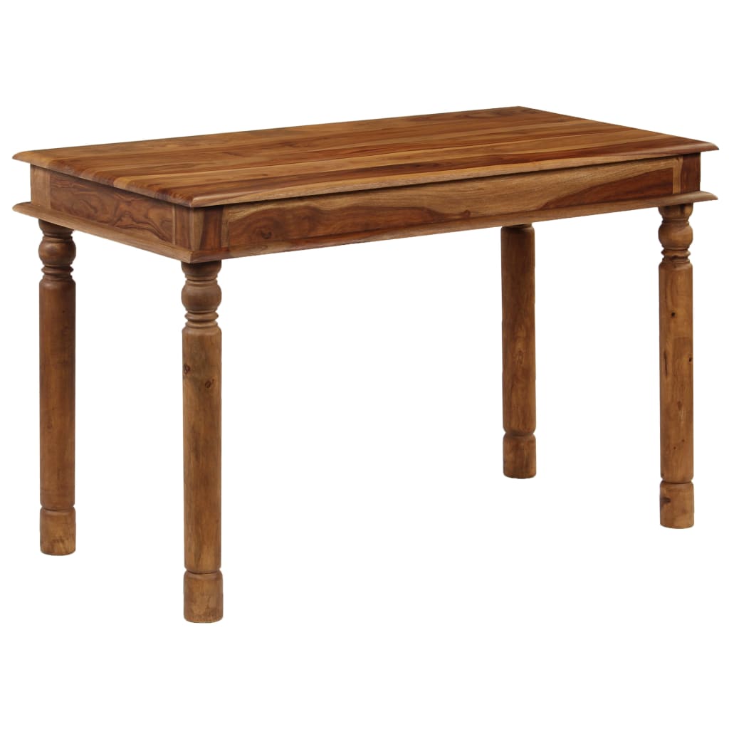 vidaXL Blagovaonski stol od masivnog drva šišama 120 x 60 x 77 cm
