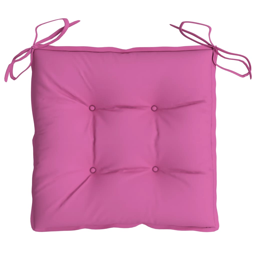 vidaXL Jastuci za stolice 2 kom ružičasti 50x50x7 cm od tkanine Oxford