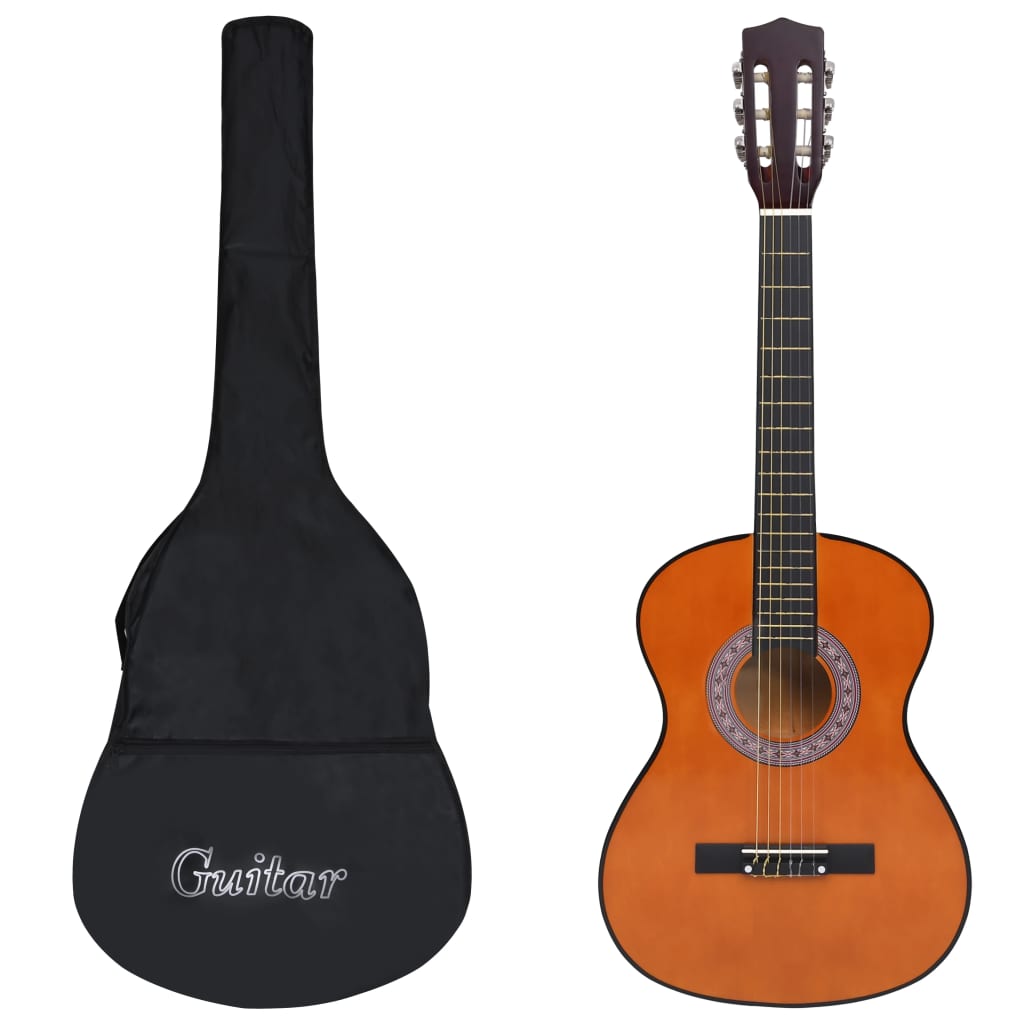 vidaXL Klasična gitara za početnike s torbom 3/4 36 "