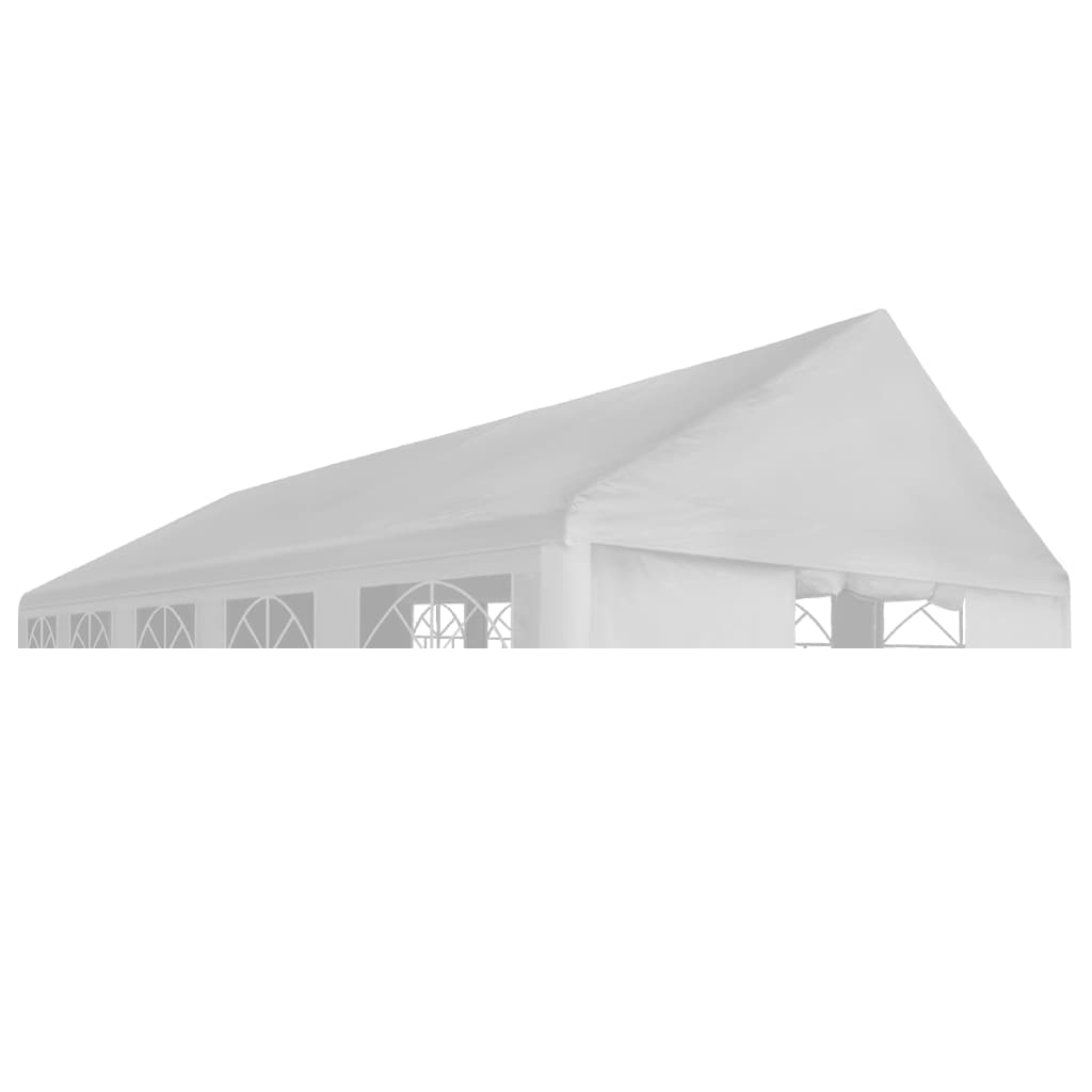 vidaXL Krov za šator za zabave 6 x 12 m bijeli