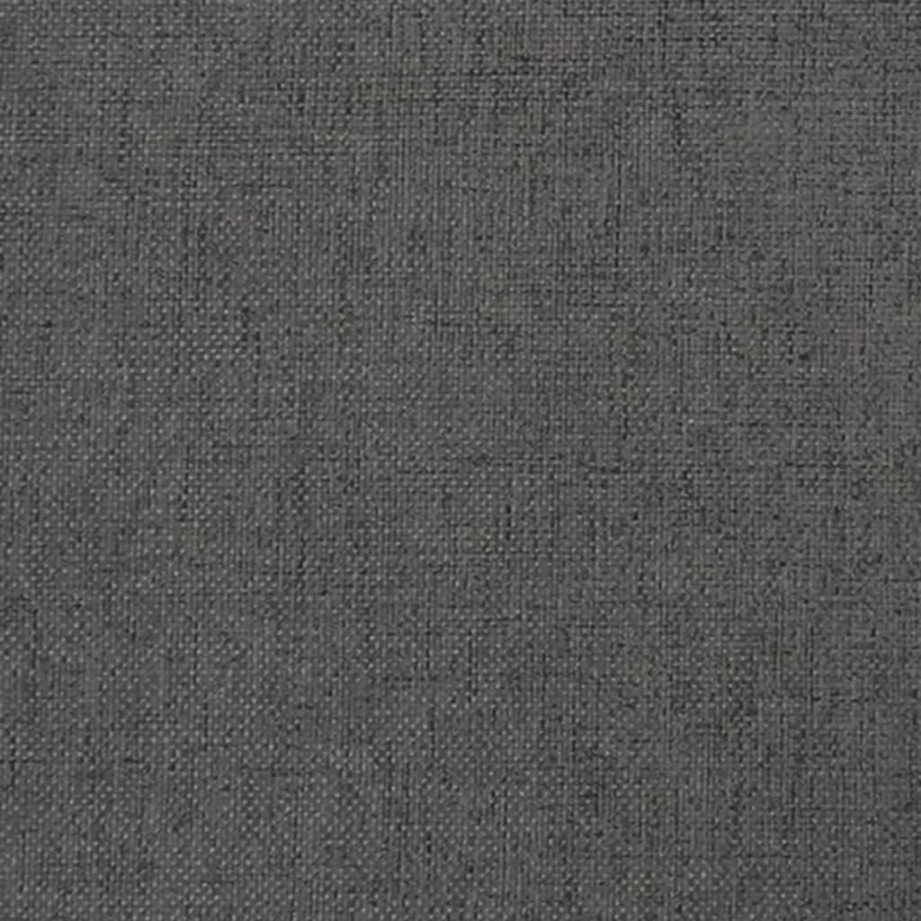 vidaXL Tabure tamnosivi 60x60x36 cm od tkanine
