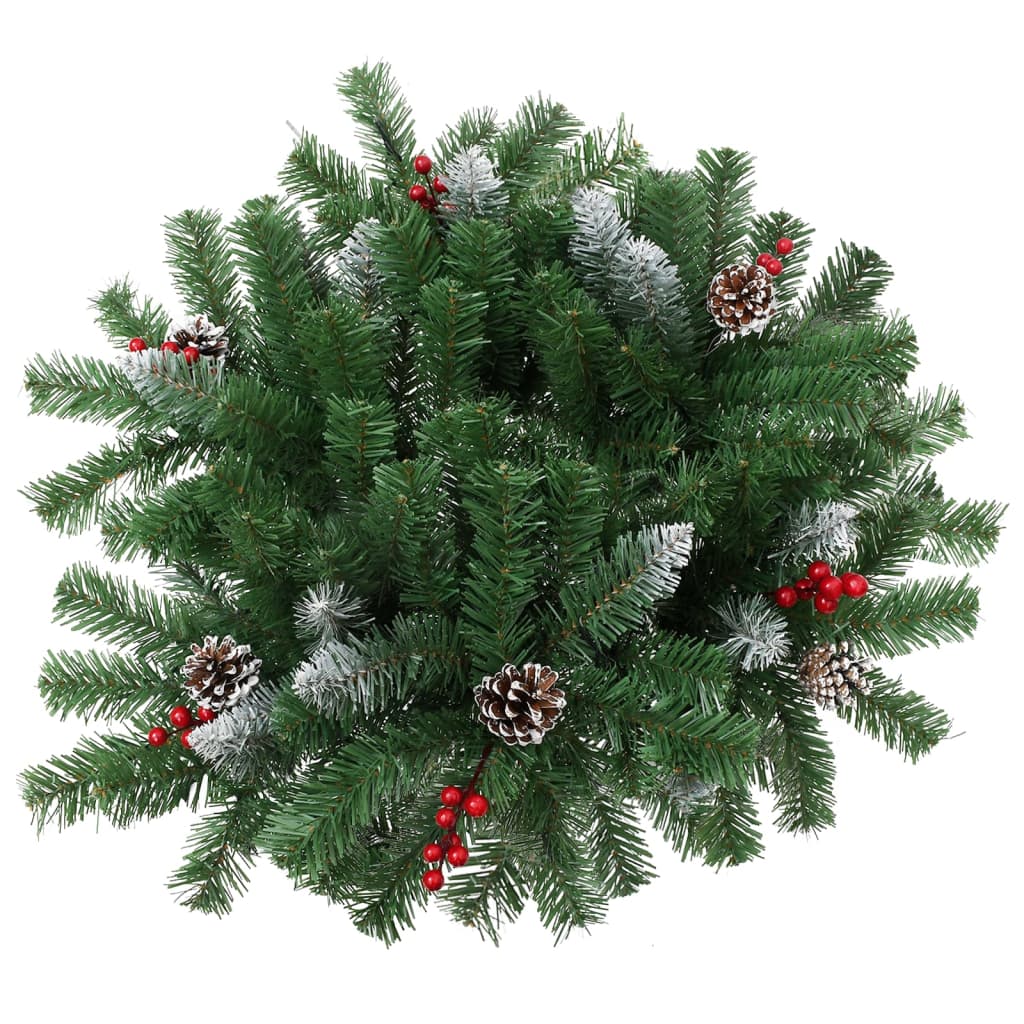 vidaXL Umjetno božićno drvce za staze zeleno 40 cm PVC