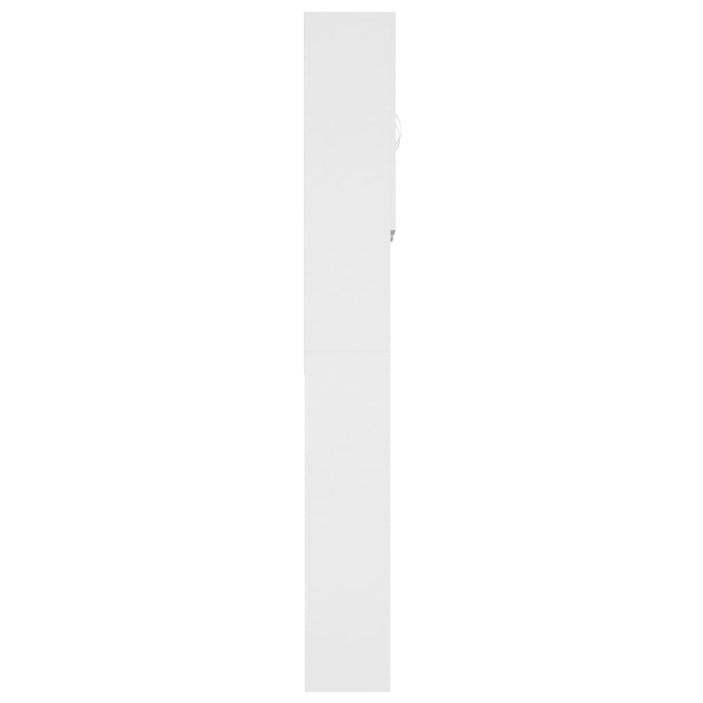 vidaXL Ormarić za perilicu rublja bijeli 64 x 25,5 x 190 cm