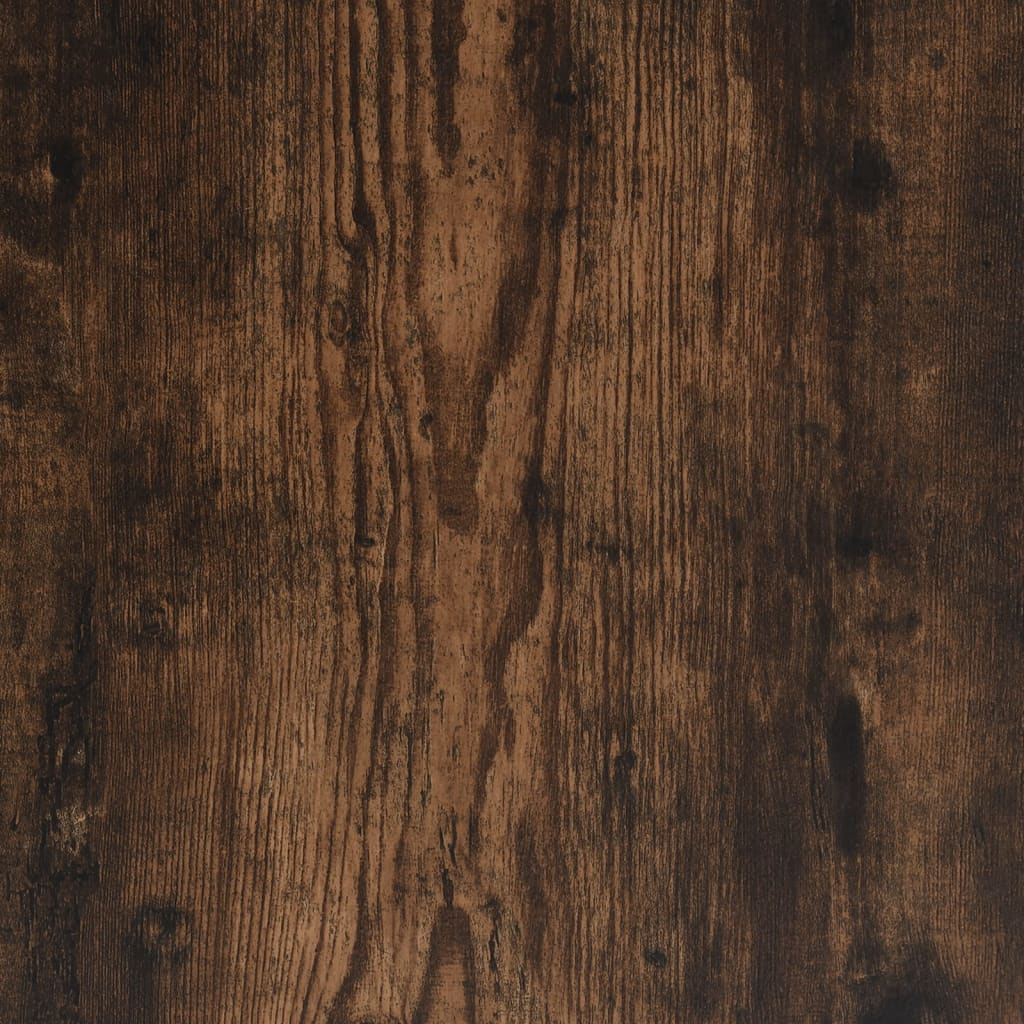 vidaXL Noćni ormarić s drvenim nogama dimljeni hrast 40 x 35 x 69 cm