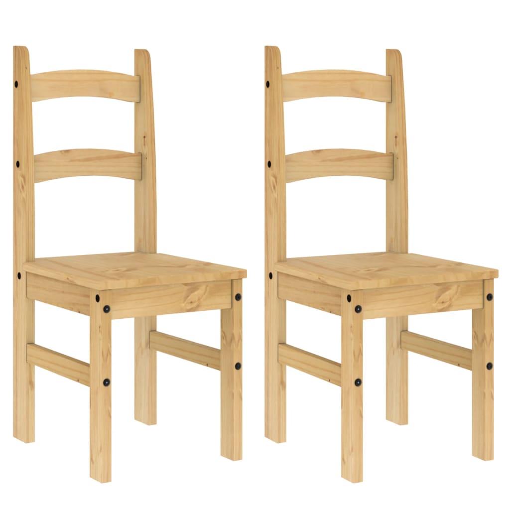 vidaXL Blagovaonske stolice 2 kom 40 x 46 x 99 cm od masivne borovine