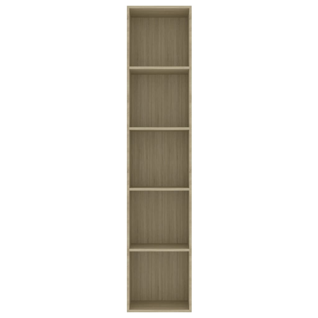 vidaXL Ormarić za knjige hrast sonoma 40x30x189 cm konstruirano drvo