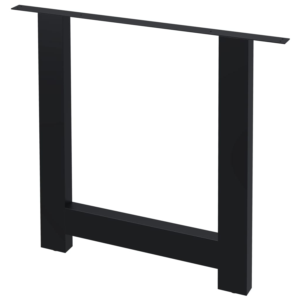 vidaXL Noge za blagovaonski stol 2 kom u obliku slova H 80 x 72 cm