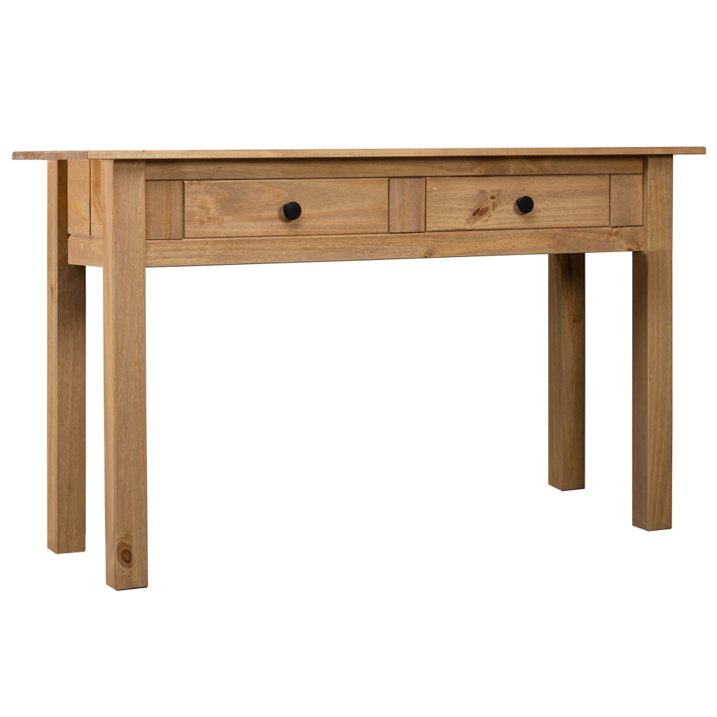 vidaXL Konzolni stol od masivne borovine 110x40x72 cm asortiman Panama