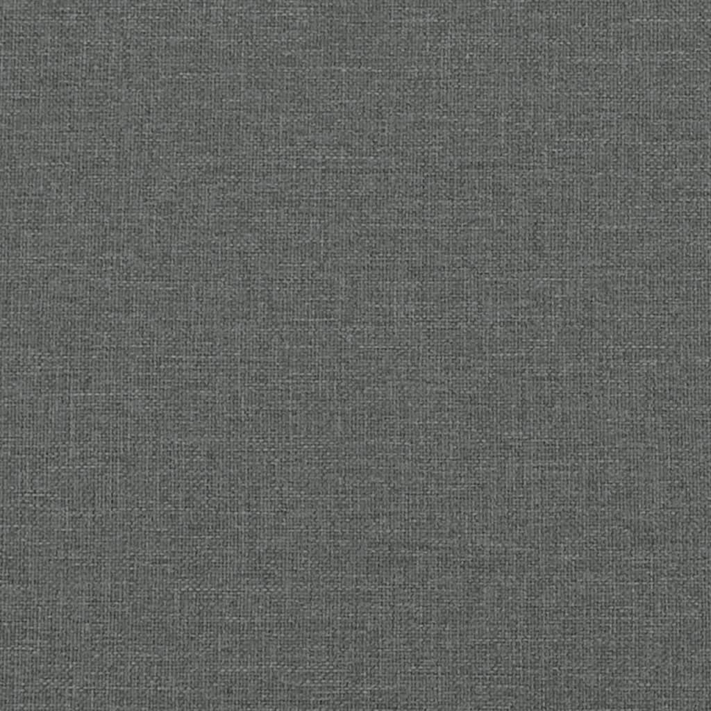 vidaXL Dvosjed od tkanine tamnosivi 120 cm