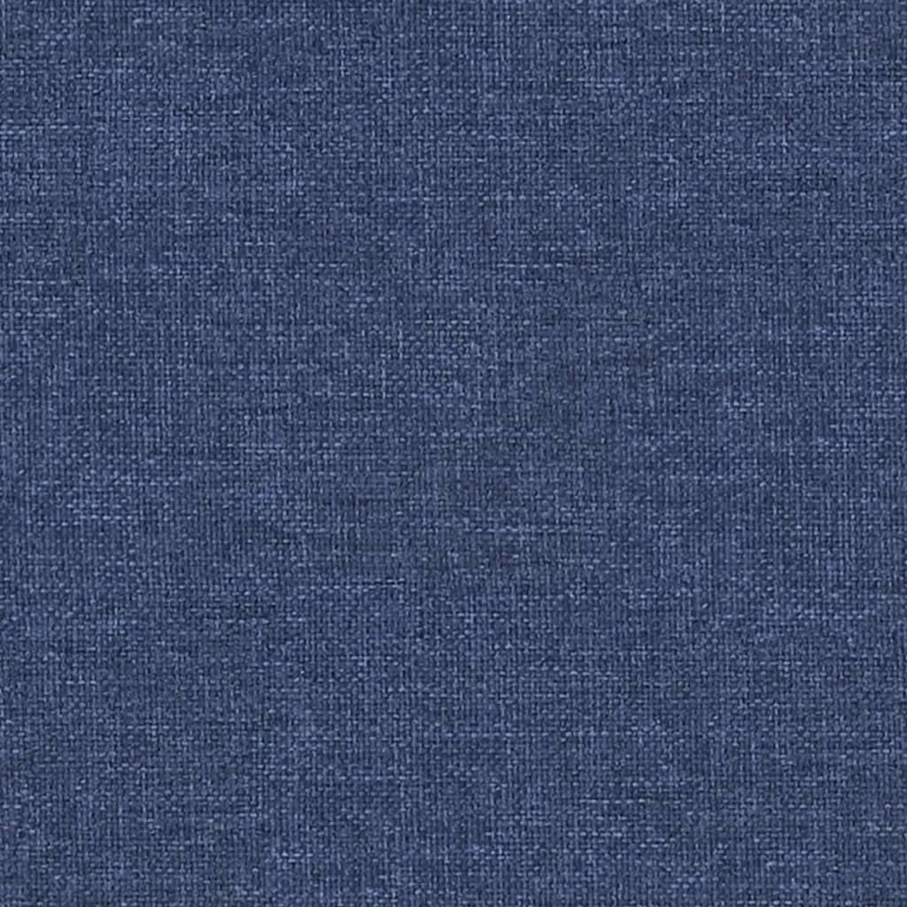 vidaXL Tabure plavi 60x60x36 cm od tkanine i umjetne kože