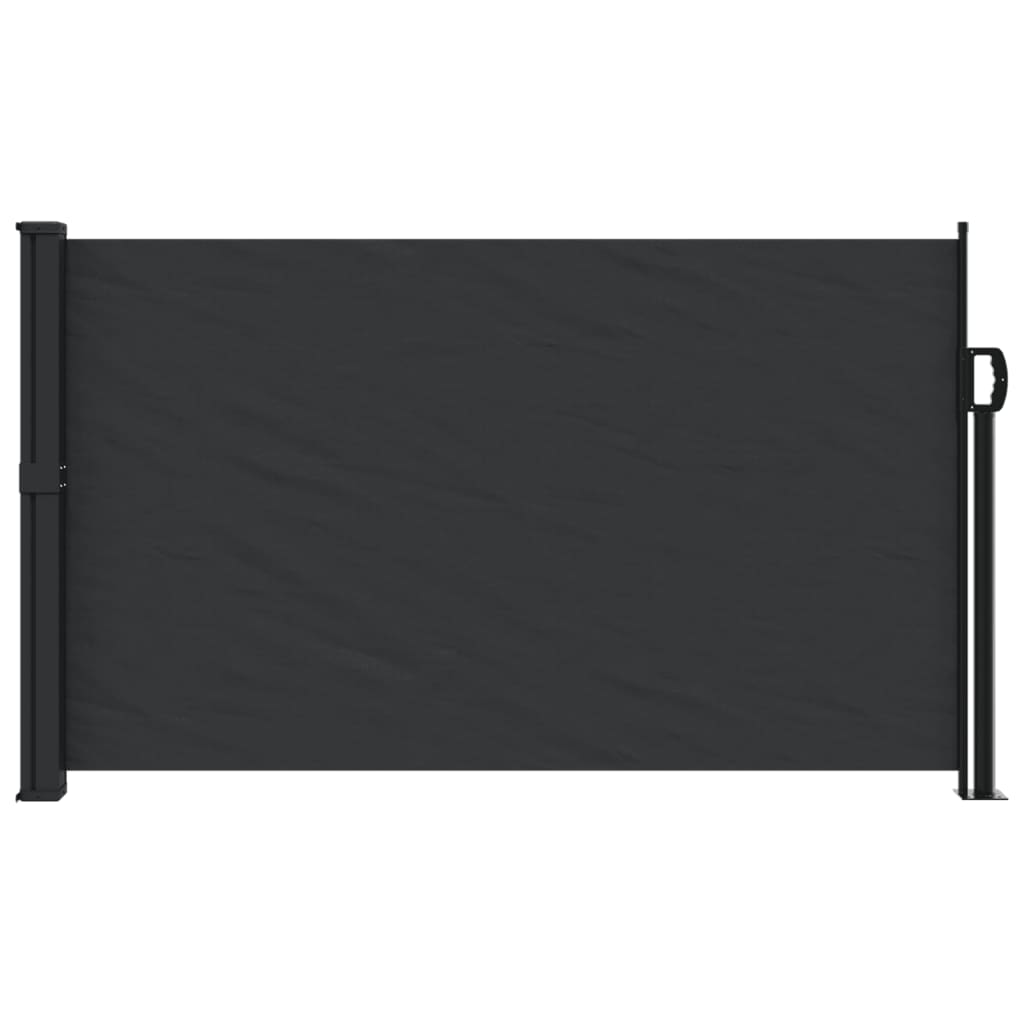 vidaXL Uvlačiva bočna tenda 120 x 600 cm crna