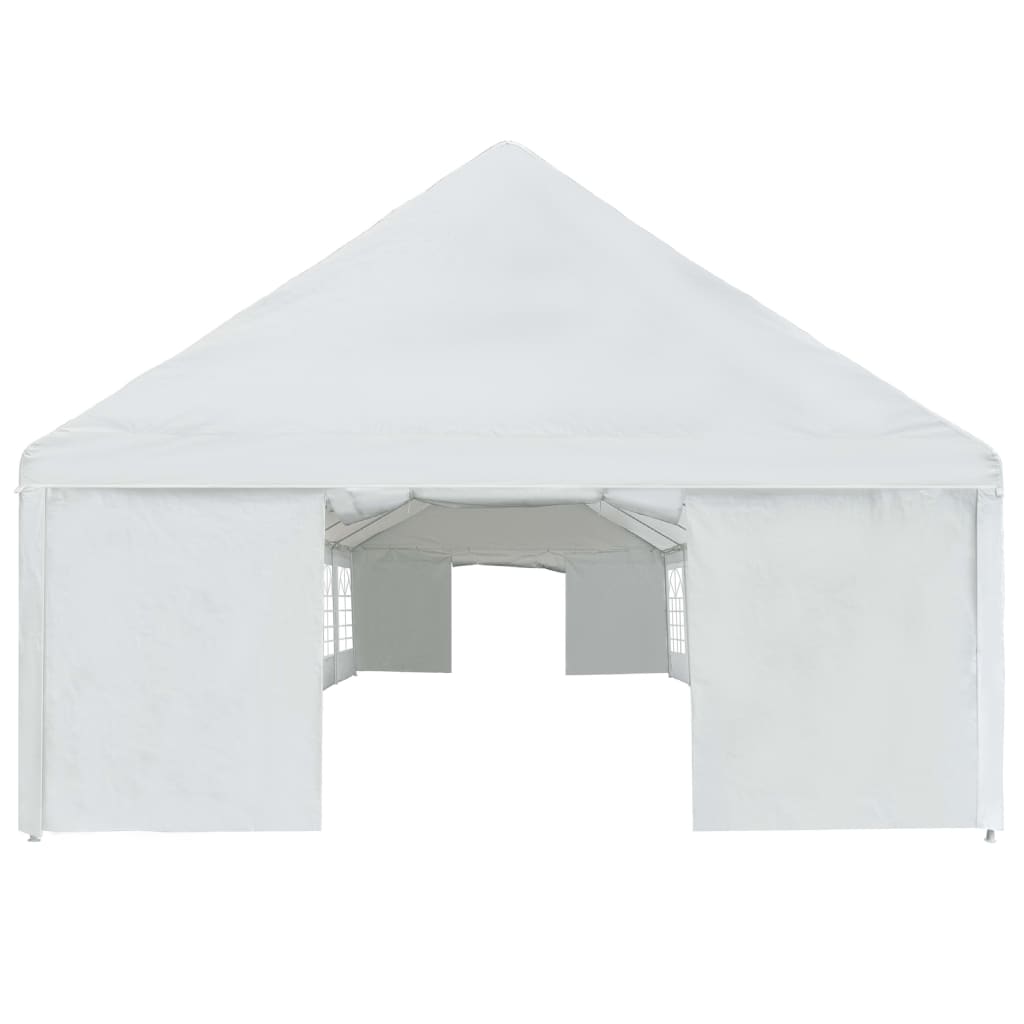 vidaXL Šator za zabave od PE-a 5 x 8 m bijeli