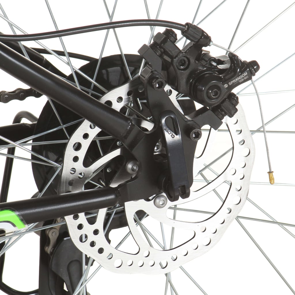 vidaXL Brdski bicikl 21 brzina kotači od 26 " okvir od 46 cm crni