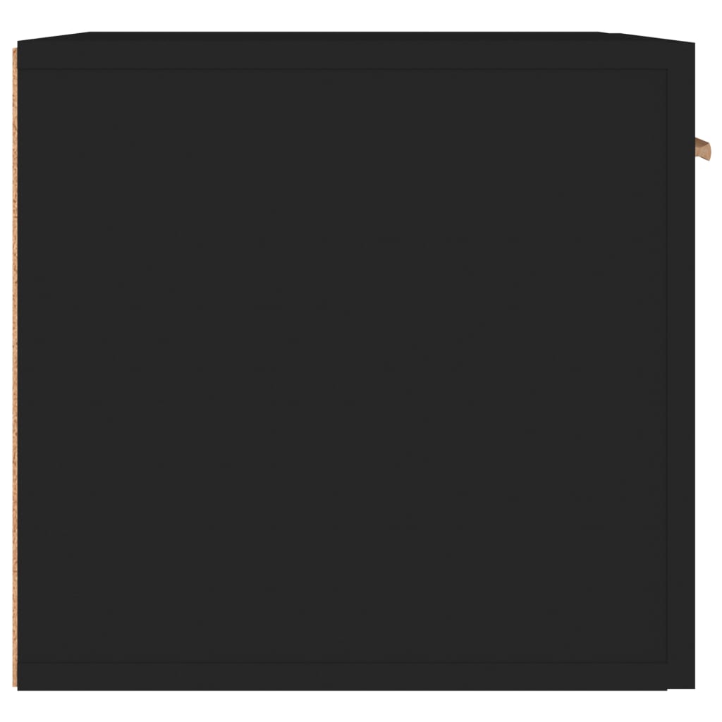 vidaXL Zidni ormarić crni 60 x 36,5 x 35 cm od konstruiranog drva