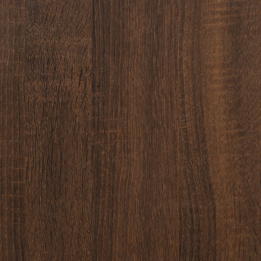 vidaXL Komoda smeđa boja hrasta 91 x 29,5 x 65 cm konstruirano drvo