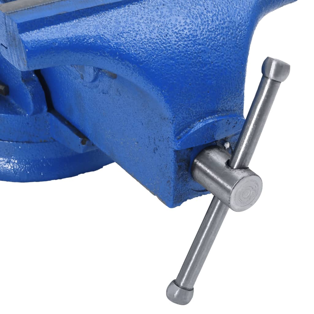 vidaXL Stolna stega plava 100 mm od lijevanog željeza