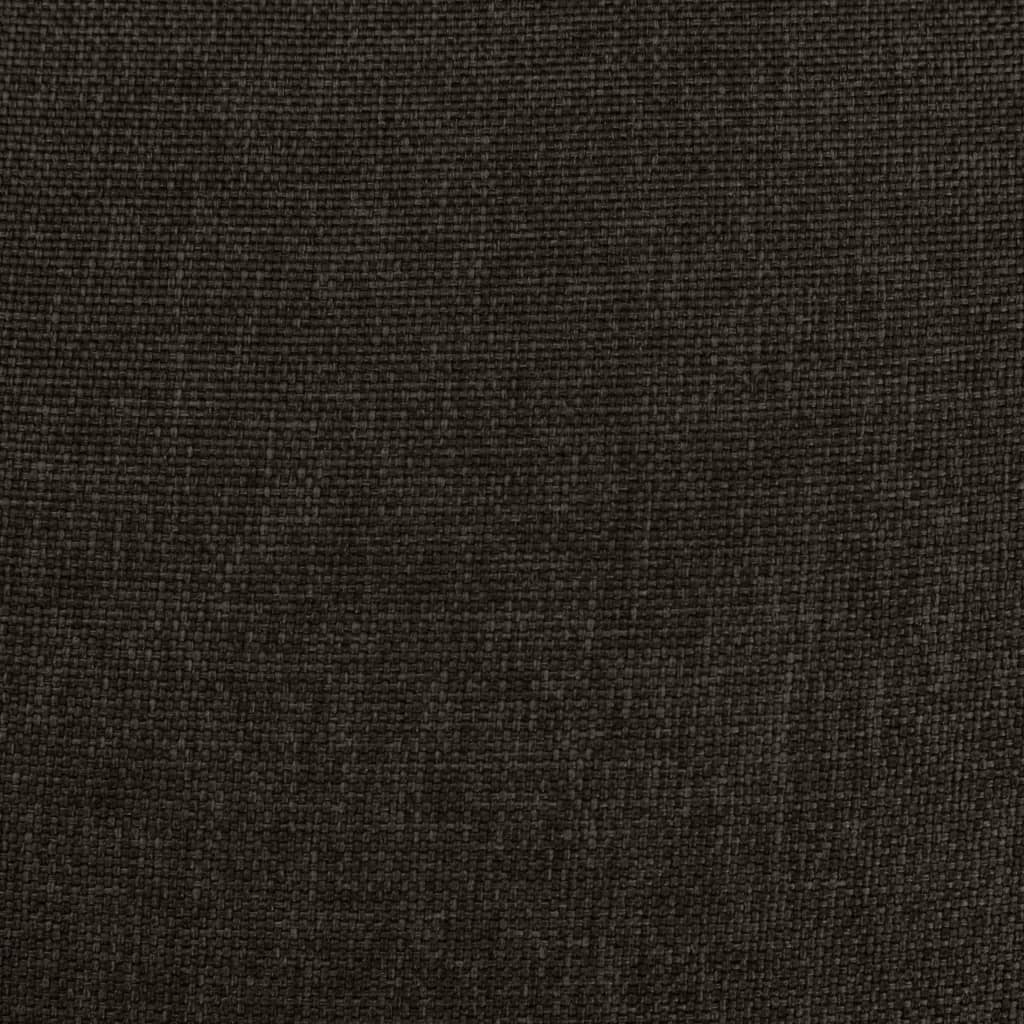 vidaXL Masažna fotelja na podizanje od tkanine tamnosmeđa
