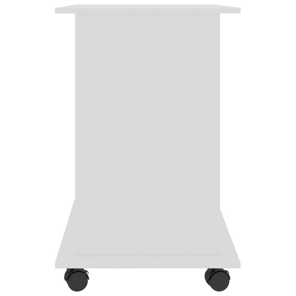 vidaXL Stol za računalo bijeli 80 x 50 x 75 cm od iverice