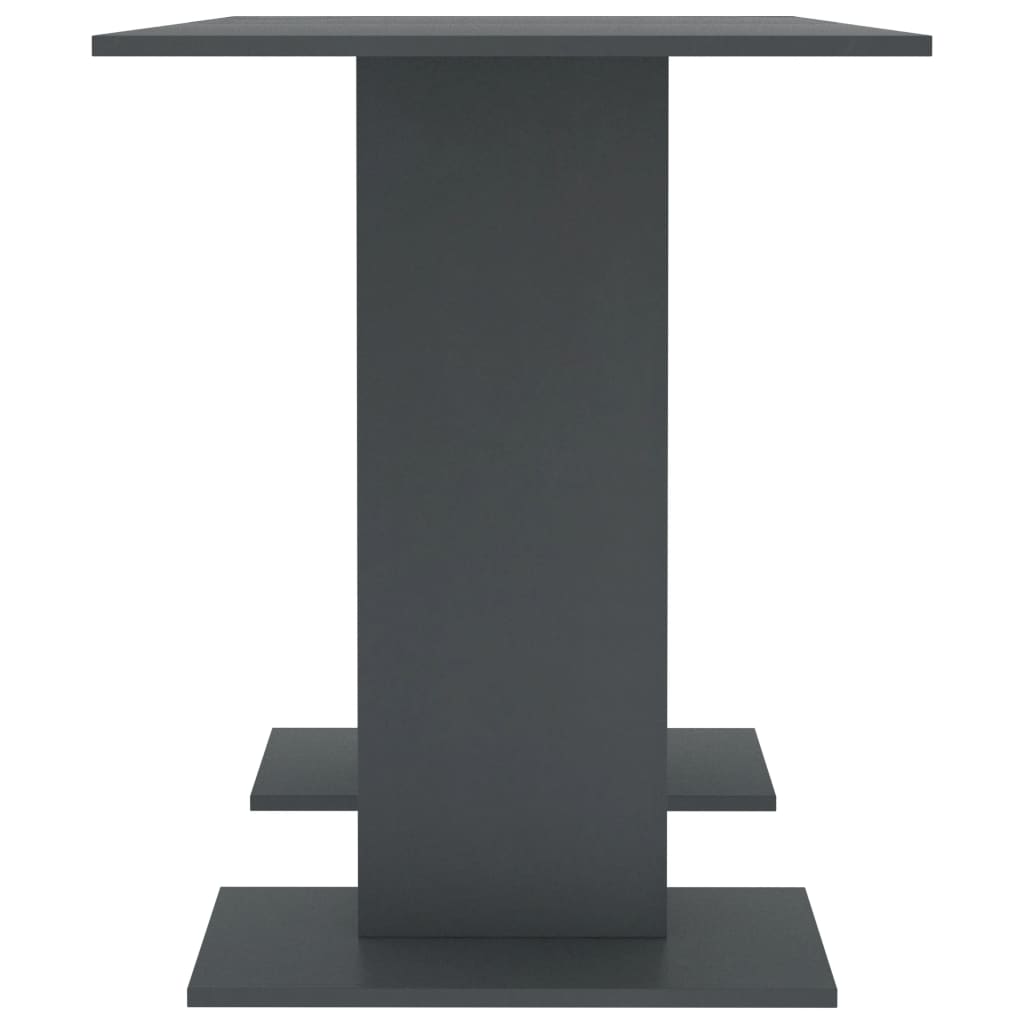 vidaXL Blagovaonski stol sivi 110 x 60 x 75 cm od iverice