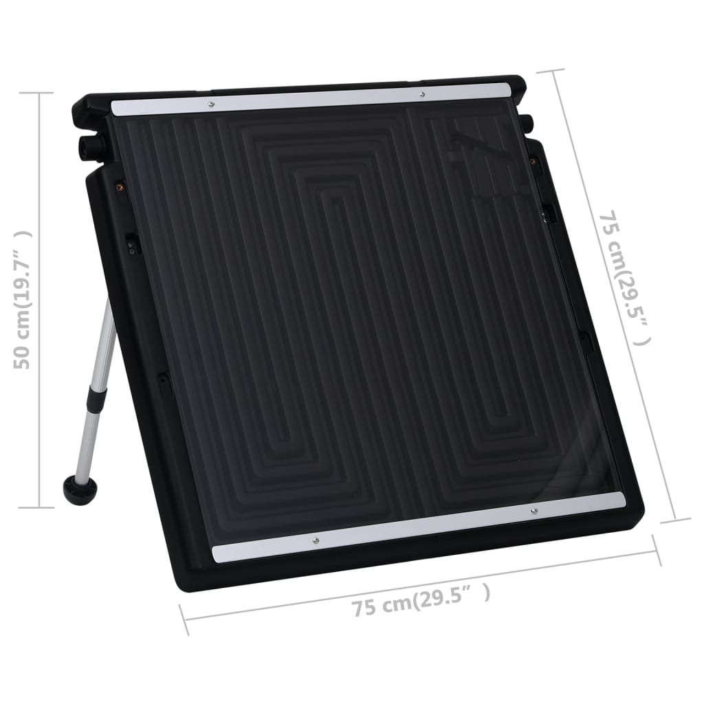 vidaXL Dvostruki solarni panel za grijanje bazena 150 x 75 cm