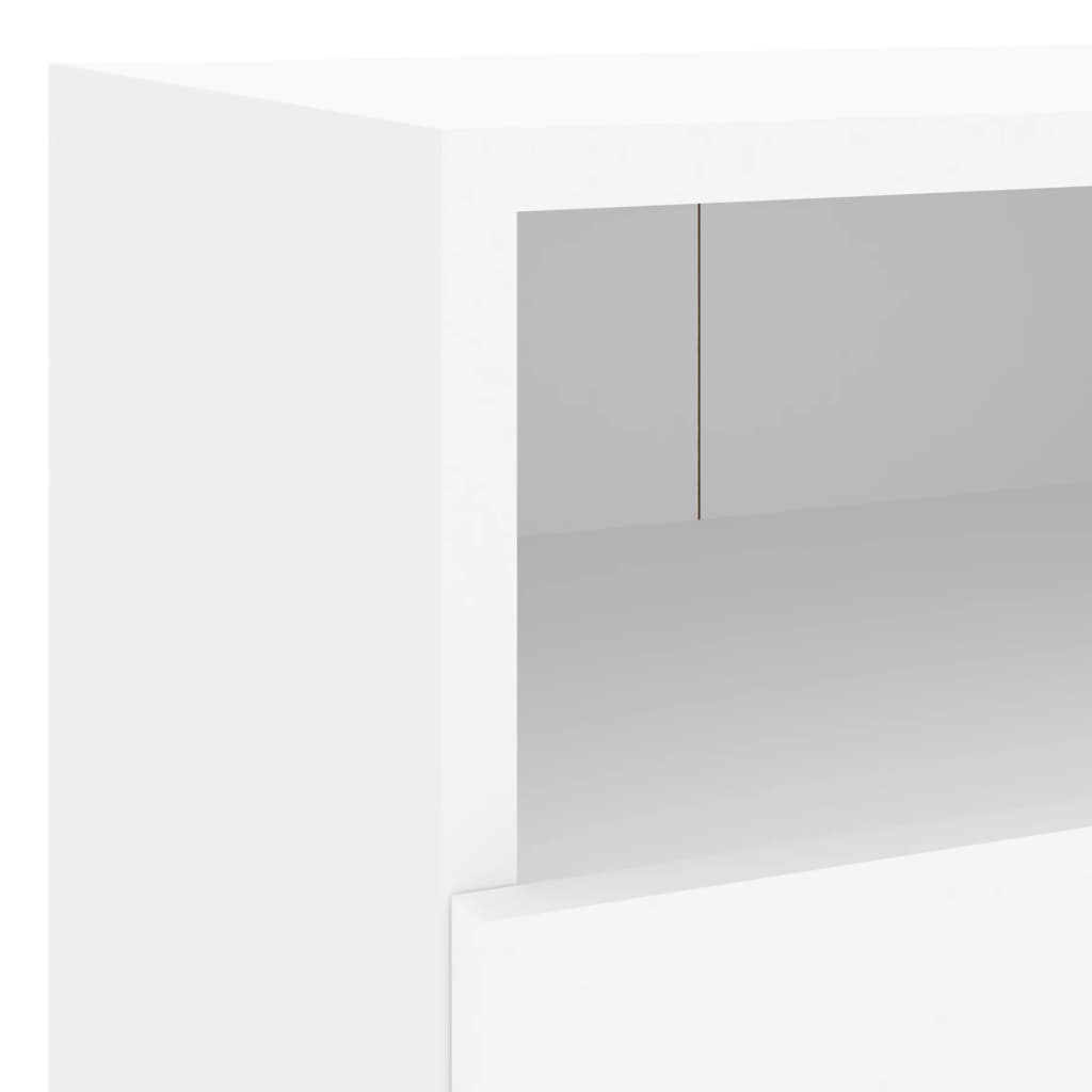 vidaXL 5-dijelni zidni TV elementi bijeli od konstruiranog drva
