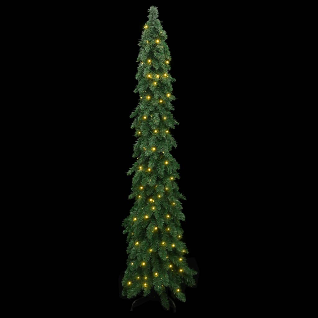 vidaXL Umjetno osvijetljeno božićno drvce sa 100 LED žarulja 180 cm