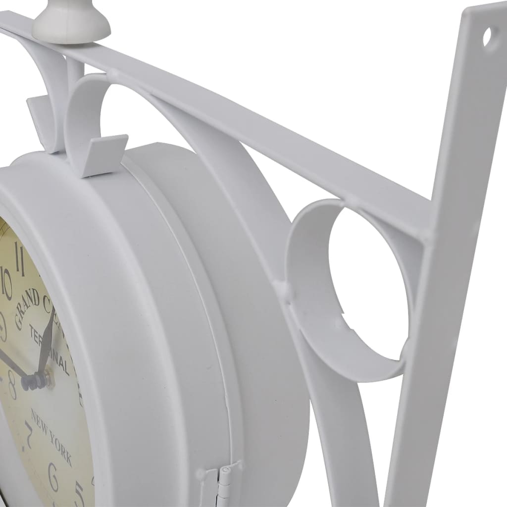 vidaXL Zidni sat dvostrani klasični dizajn
