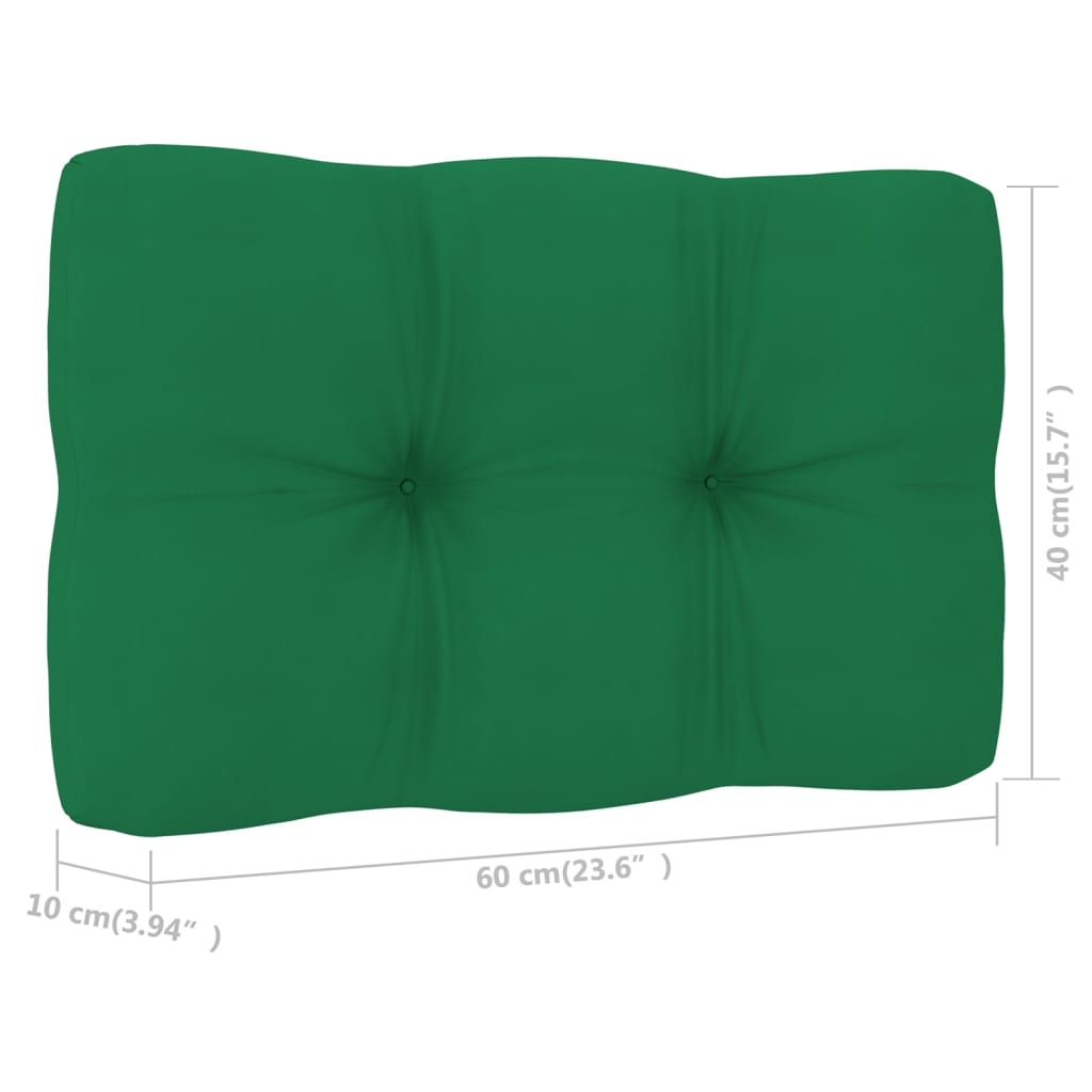 vidaXL 3-dijelna vrtna garnitura od impregnirane borovine s jastucima