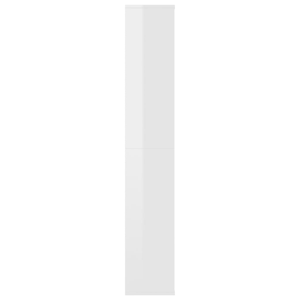 vidaXL Sobna pregrada / ormarić sjajni bijeli 100x24x140 cm od iverice