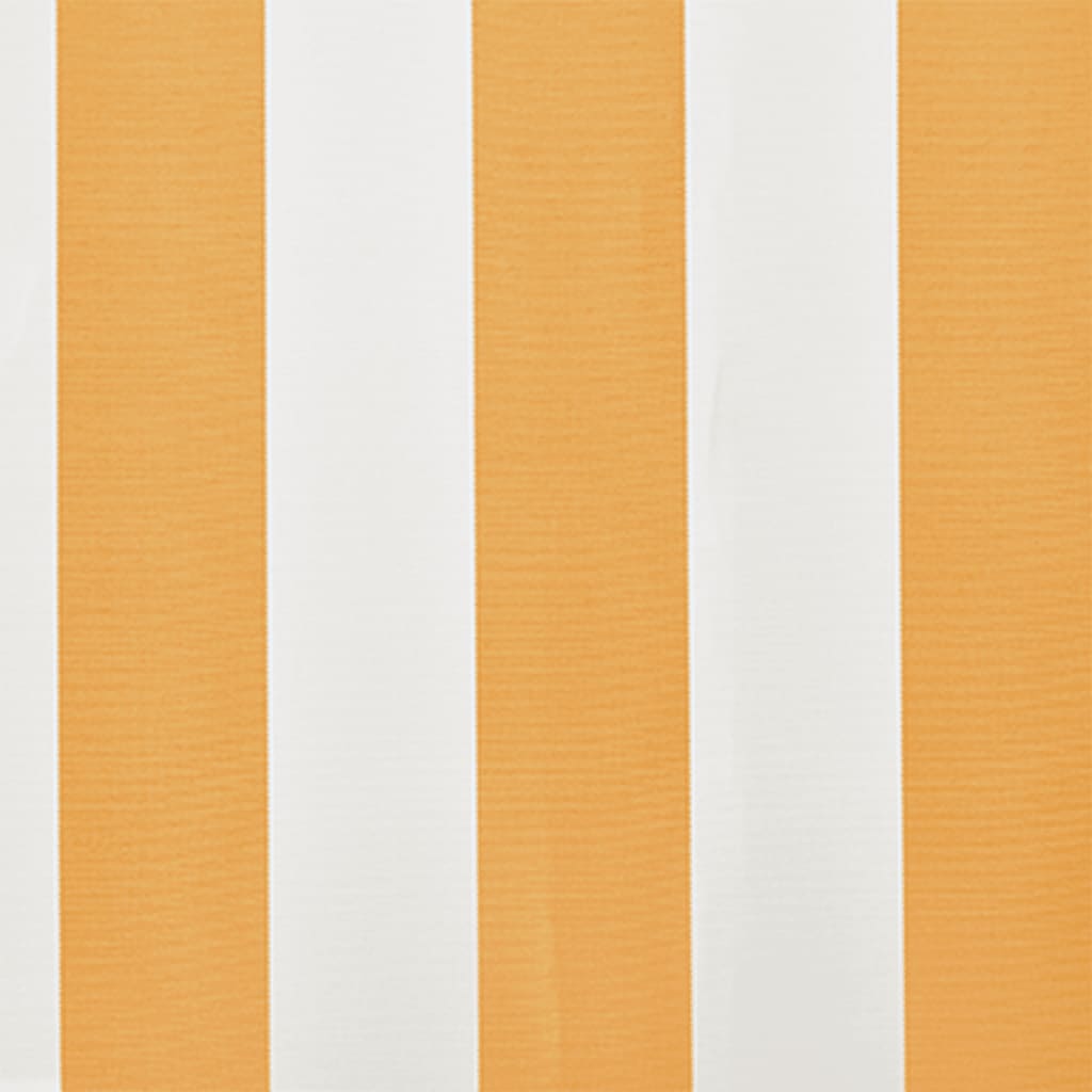 vidaXL Platno za tendu boja suncokreta i bijela 6 x 3 m (bez okvira)
