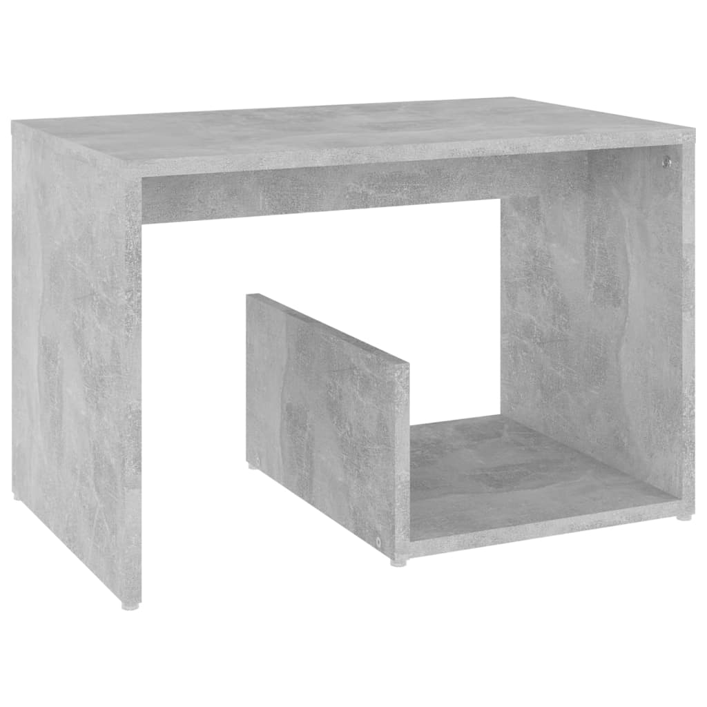 vidaXL Bočni stolić siva boja betona 59 x 36 x 38 cm konstruirano drvo