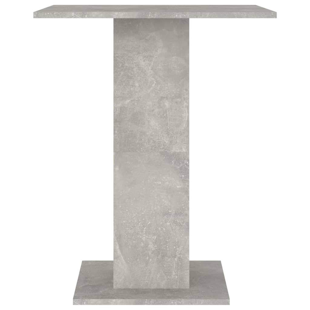 vidaXL Bistro stol boja betona 60 x 60 x 75 cm od konstruiranog drva