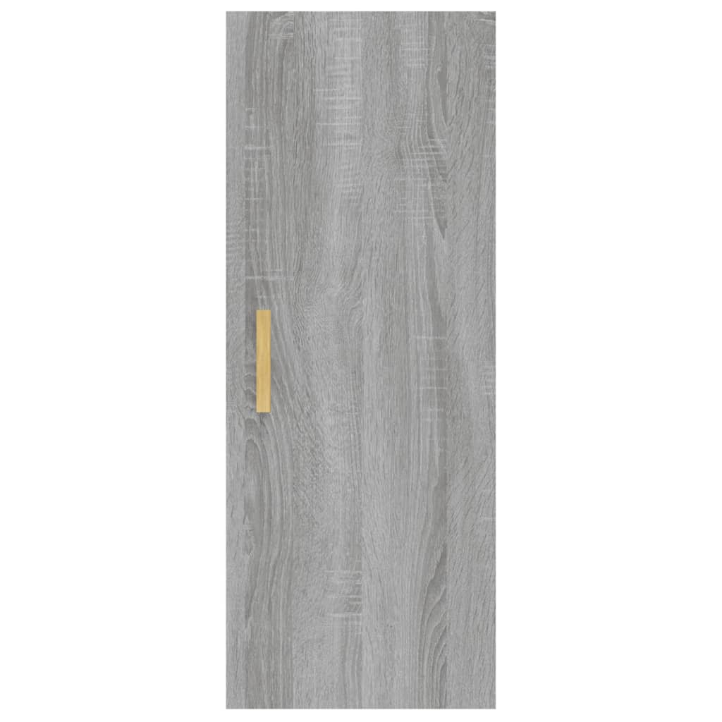 vidaXL Zidni ormarić siva boja hrasta 34,5x34x90 cm konstruirano drvo