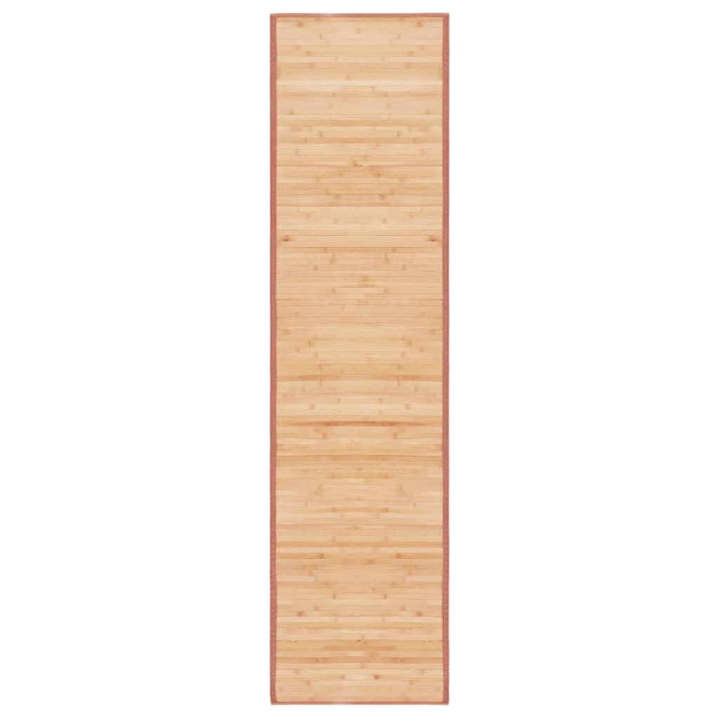 vidaXL Tepih od bambusa 80 x 300 cm smeđi